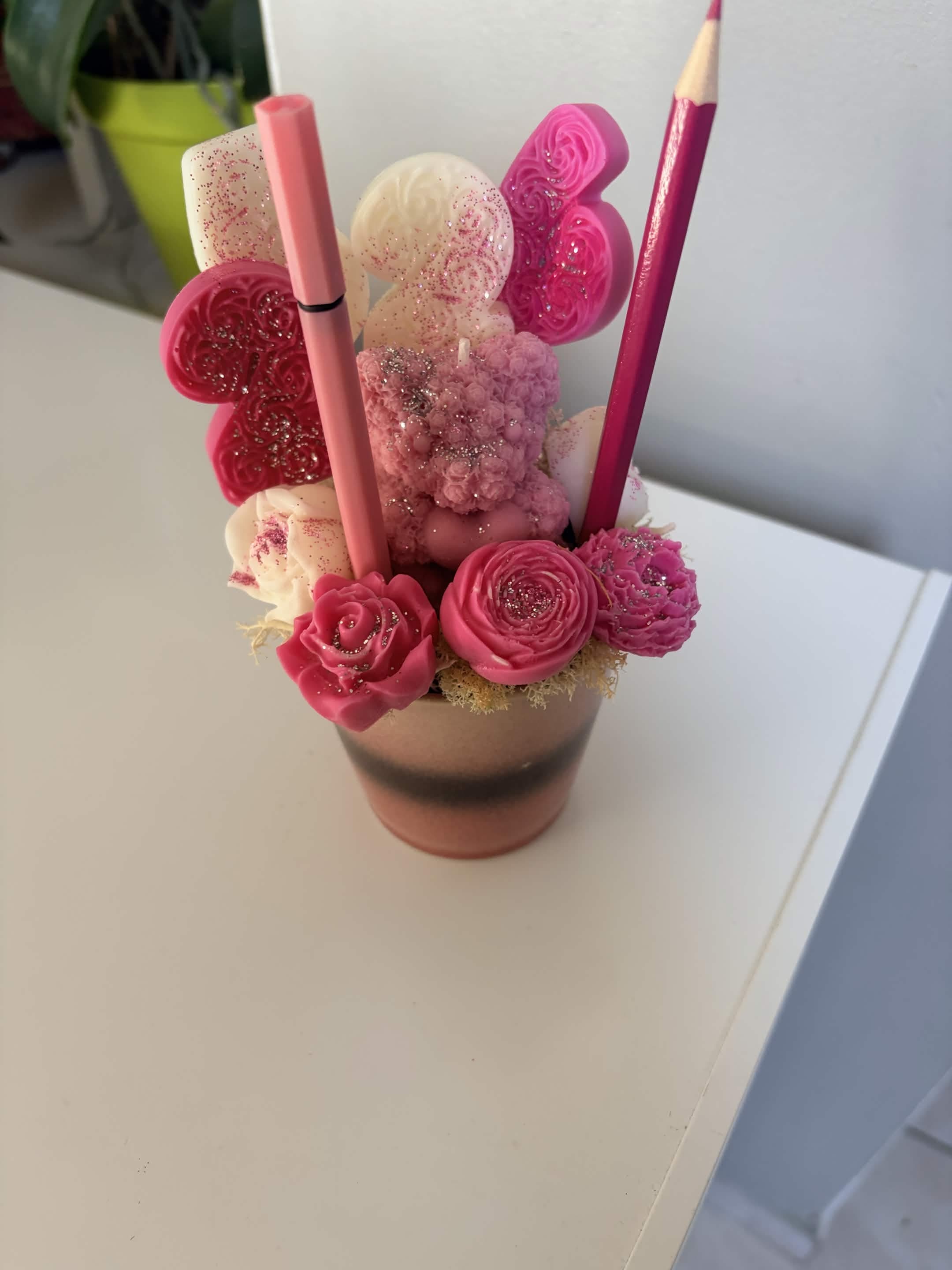 Verre Ourson Rose